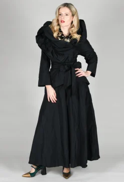 Tiered Jacket in Black