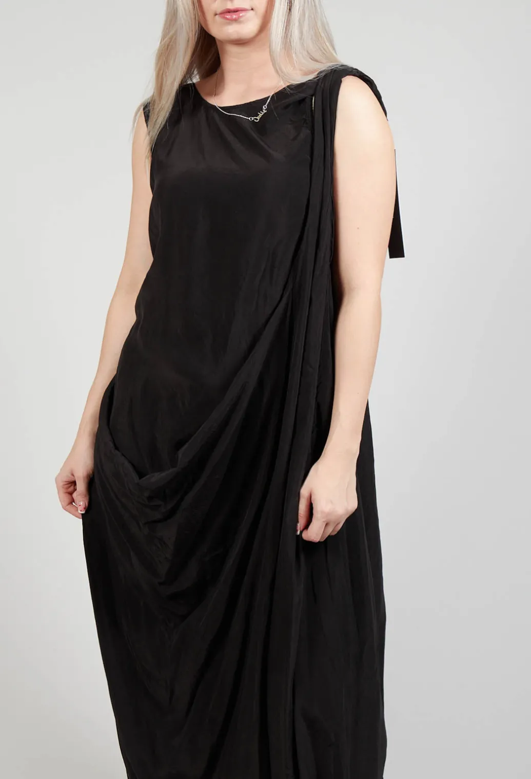 Toga Dress in Black