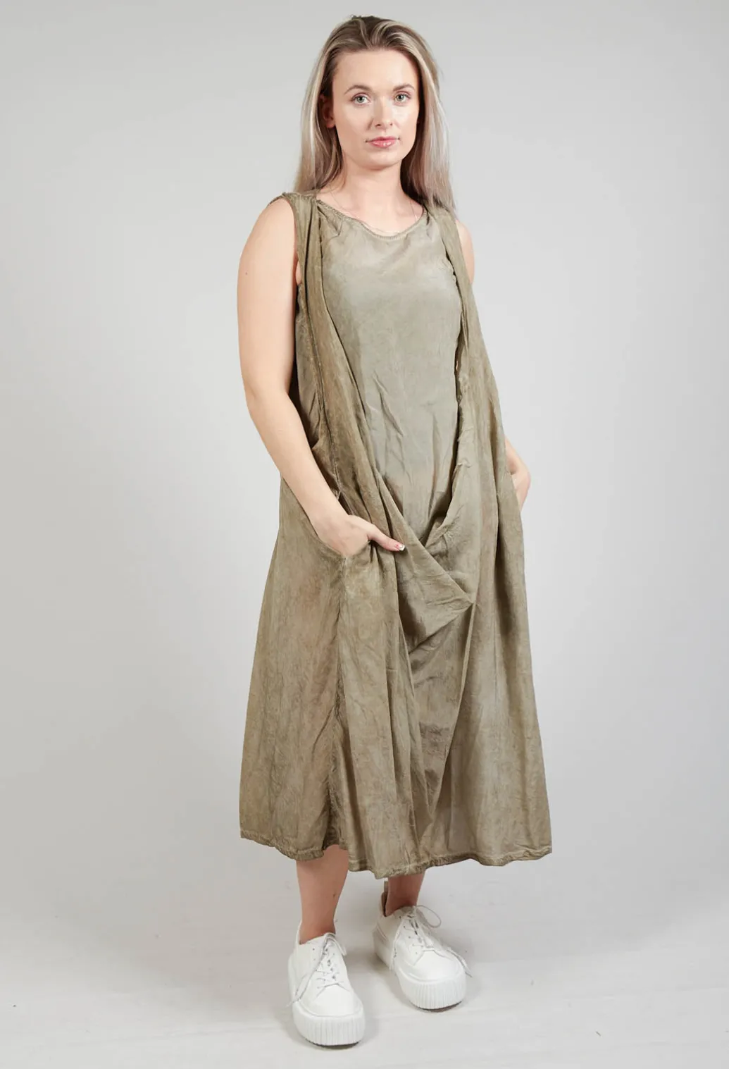 Toga Dress in Linen