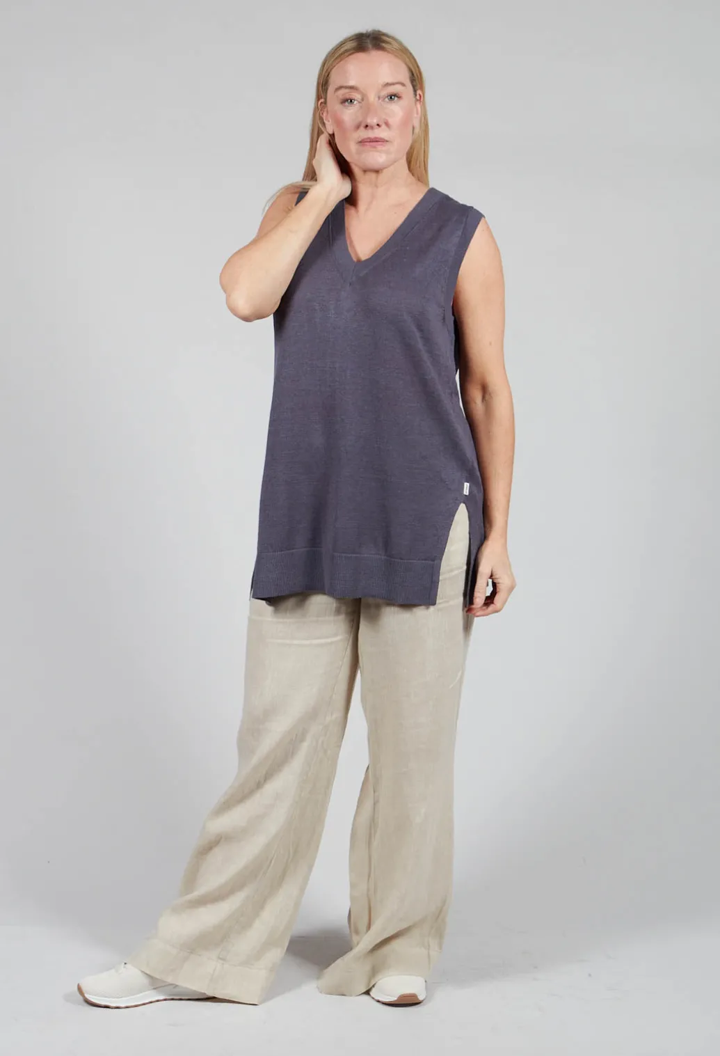 Tomilloalf Knit in Grey Blue