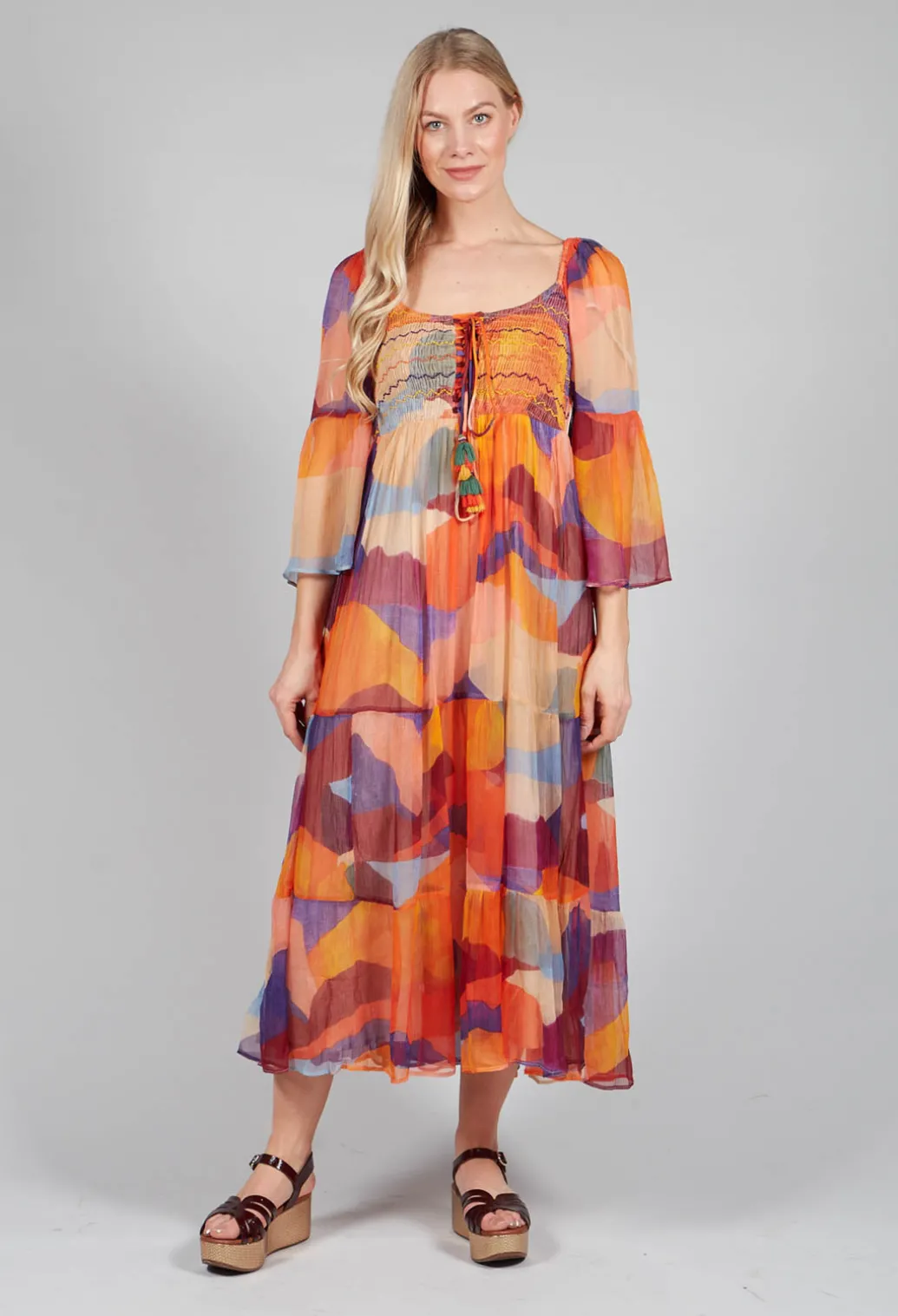 Touloulou Dress in Orange
