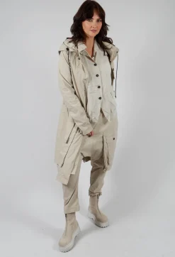 Trench Coat in Eraser