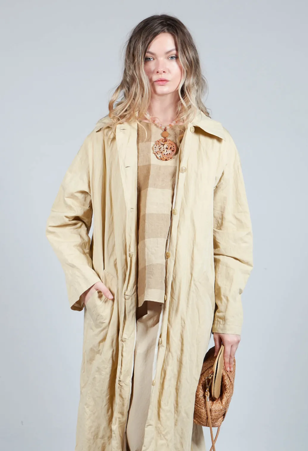 Trench Coat in Honey