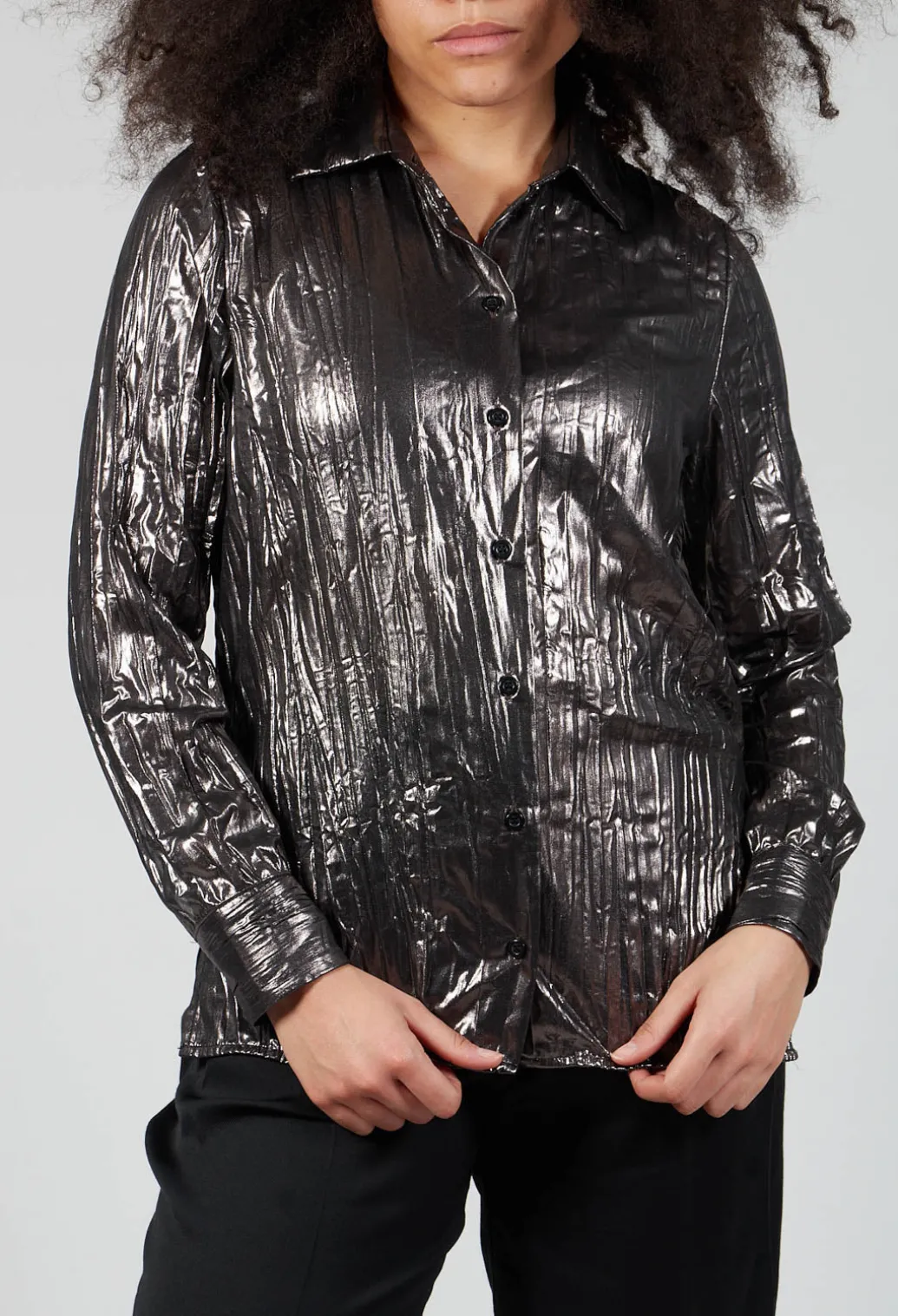 T-Shirt in Nero Black