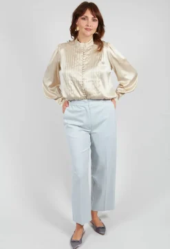 Twill Trousers in Blue