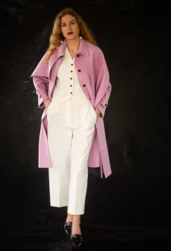 Twill Waistcoat in Cream