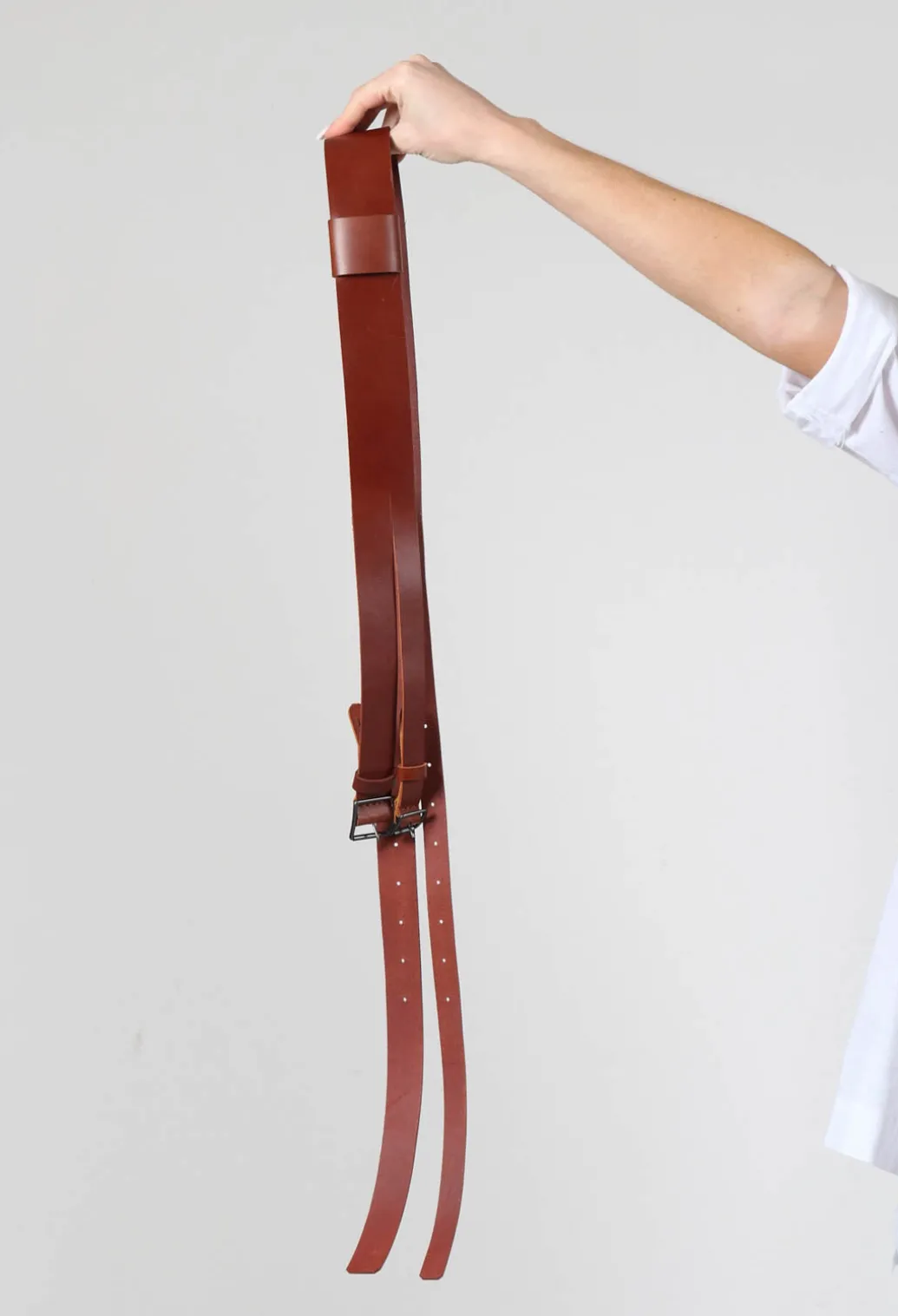 Twin Belt in Cinnamon