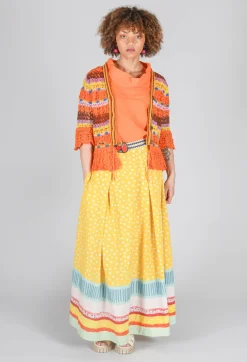 Uruguay Cardigan in Orange