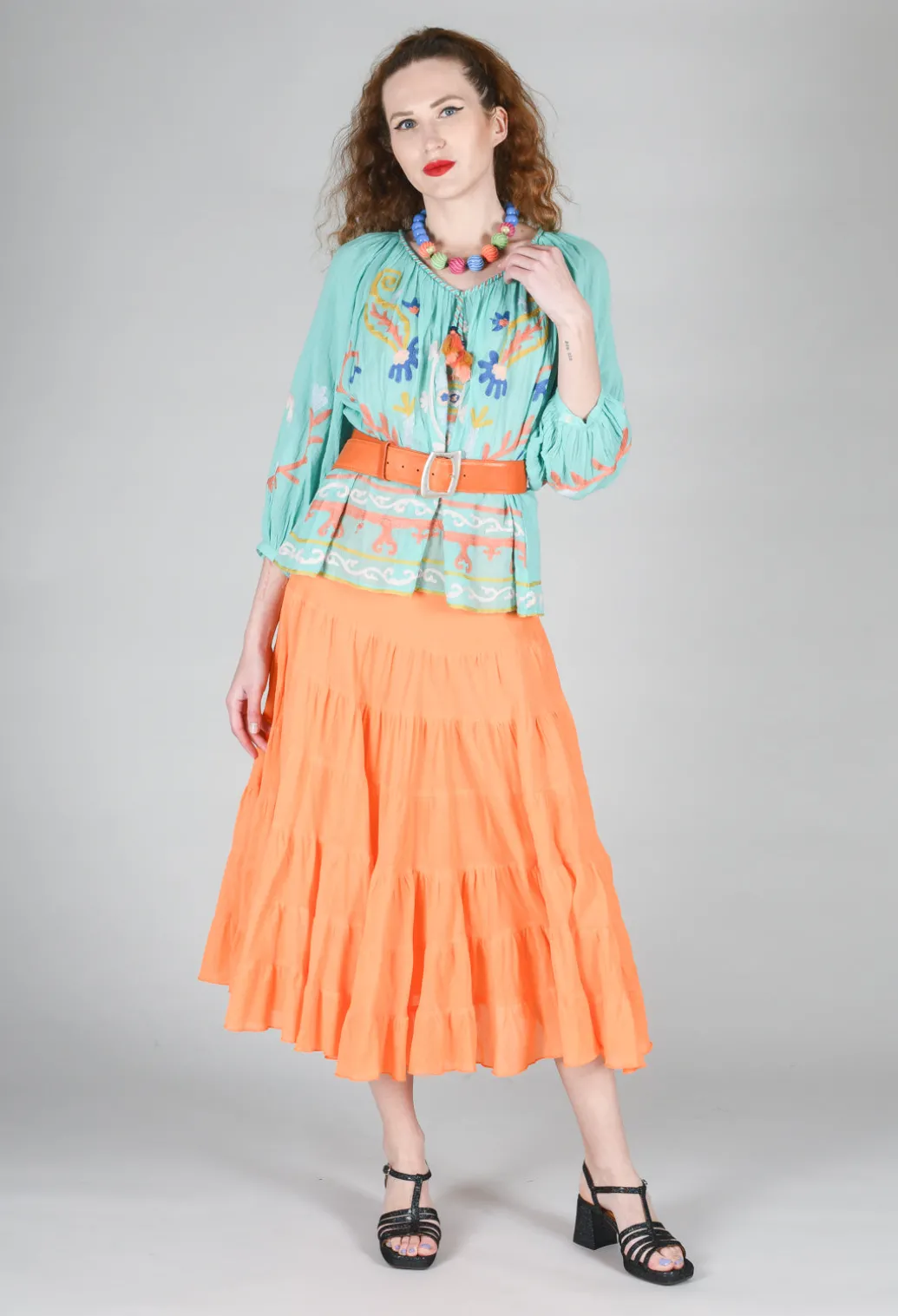 Velma Skirt in Orange