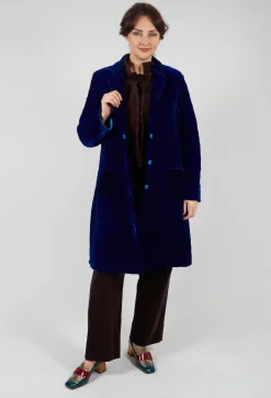 Velvet Gillet in Chocolate