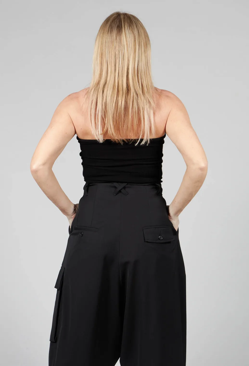 Viscose Bandeau in Black