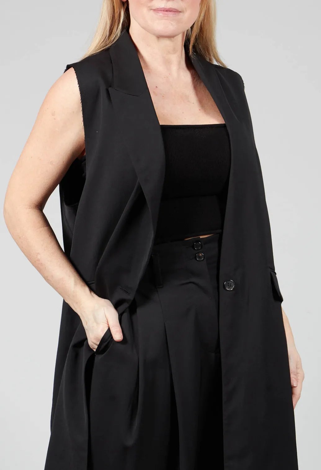Viscose Bandeau in Black