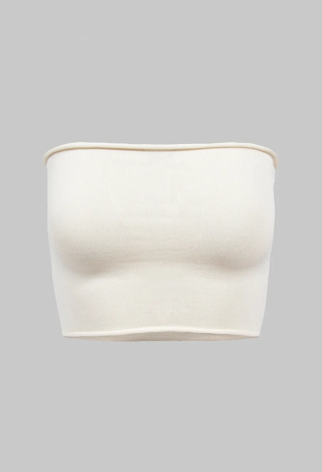 Viscose Bandeau in White