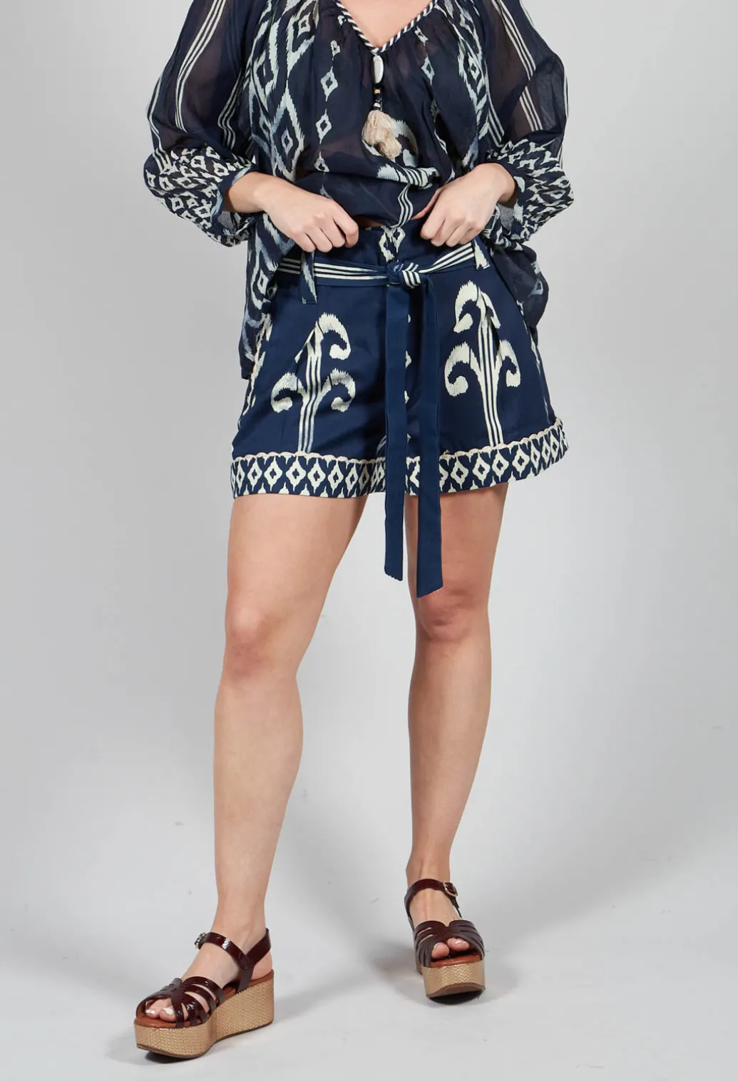 Wanda Shorts in Marine Navy