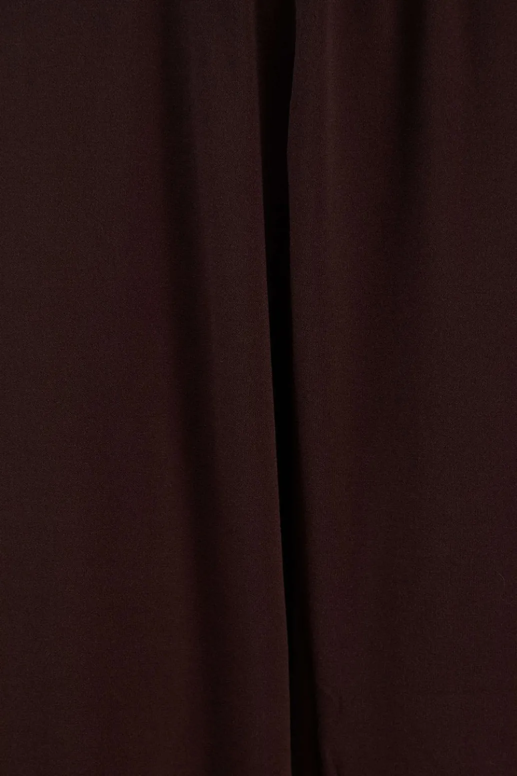 Wide Leg Trousers in Dark Brown
