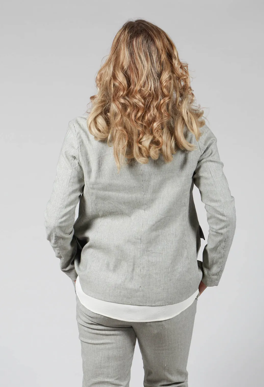 Wrap Over Blazer in Alga