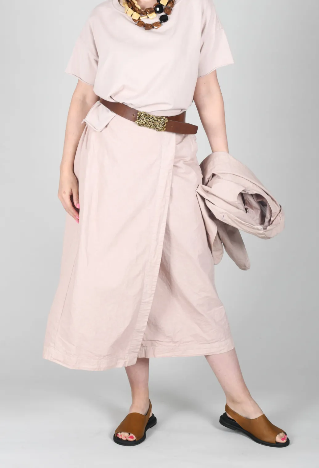 Wrap Skirt CC in Petal Pink