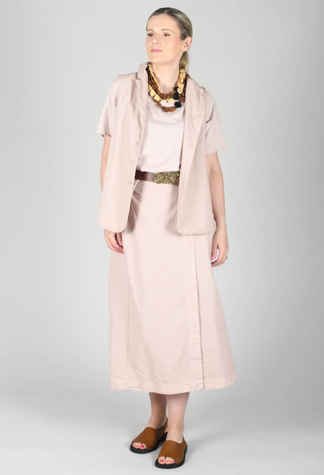 Wrap Skirt CC in Petal Pink