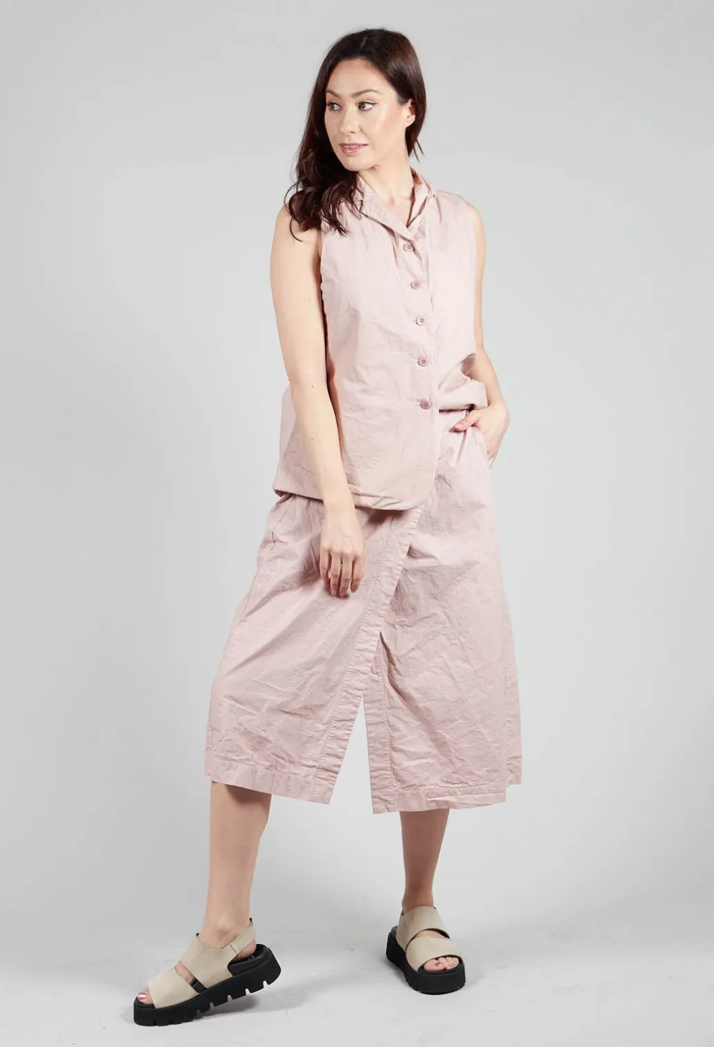 Wrap Skirt CC in Petal Pink