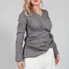 Wrap Style Top in Acciaio
