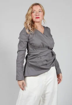 Wrap Style Top in Acciaio