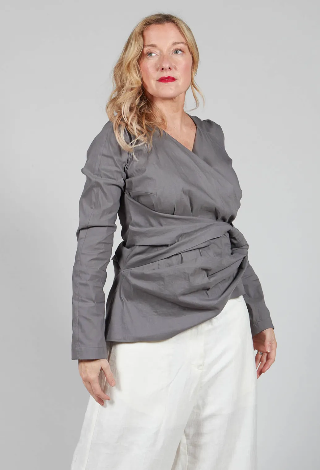 Wrap Style Top in Acciaio