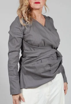Wrap Style Top in Acciaio