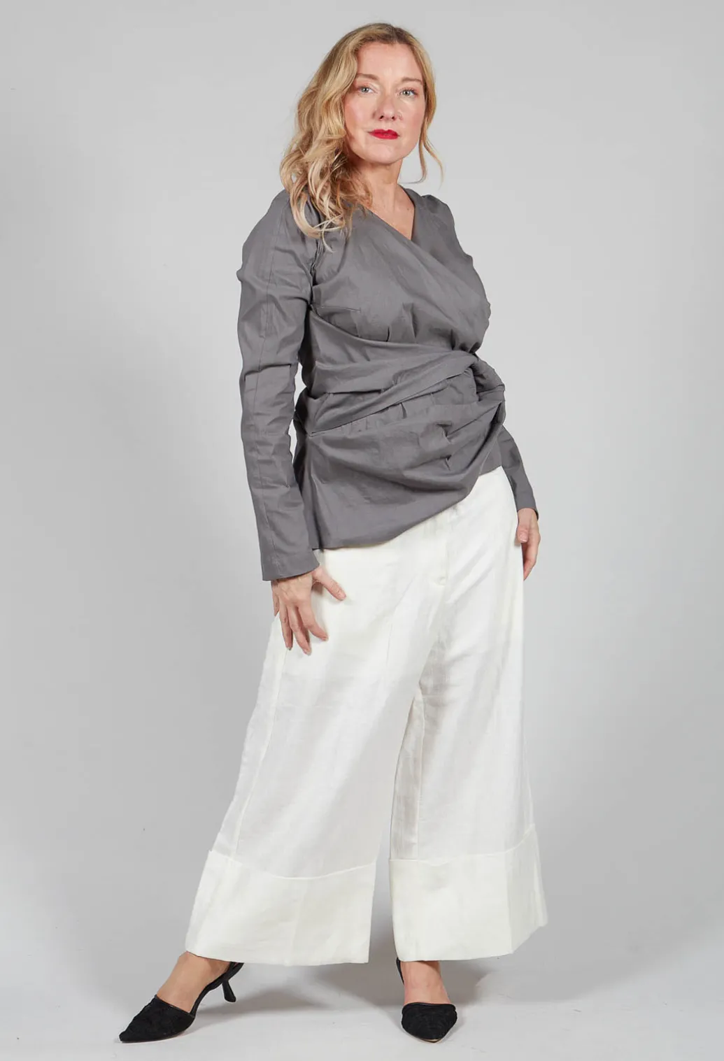 Wrap Style Top in Acciaio