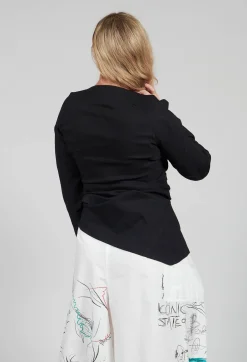 Wrap Style Top in Nero