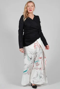 Wrap Style Top in Nero