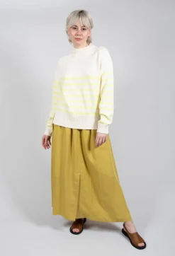 Yokoalf Skirt in Green Yellow