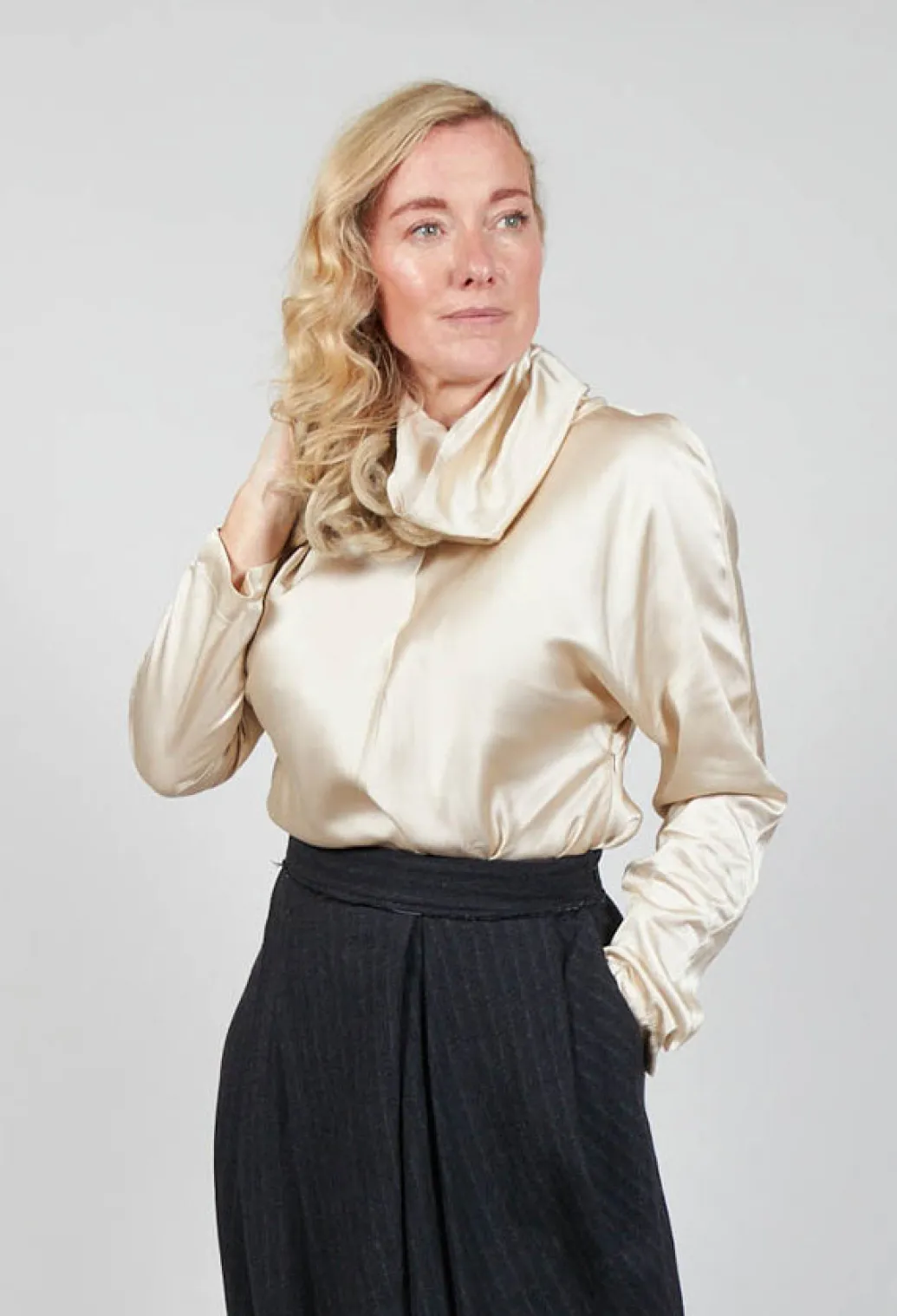 Zamia Shirt in Avorio