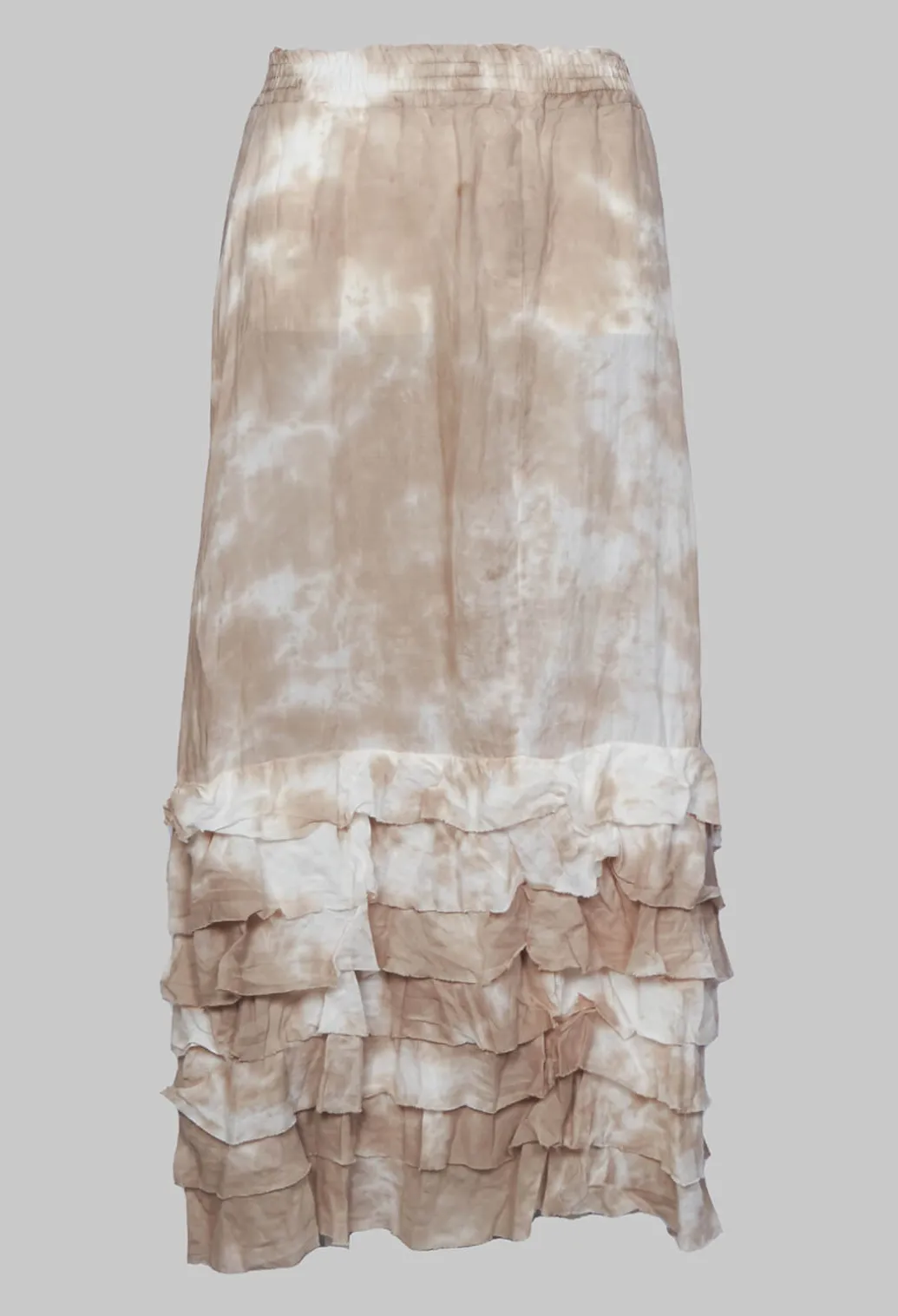 Zentralknapp Skirt in Karton Beige
